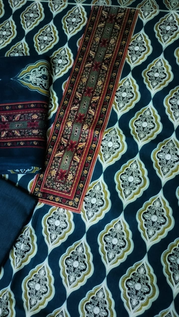 কালামকারি থ্রি পিছ (Kalamkari Three Piece)