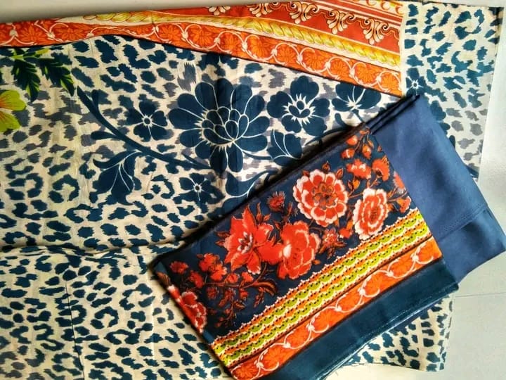 কালামকারি থ্রি পিছ (Kalamkari Three Piece)