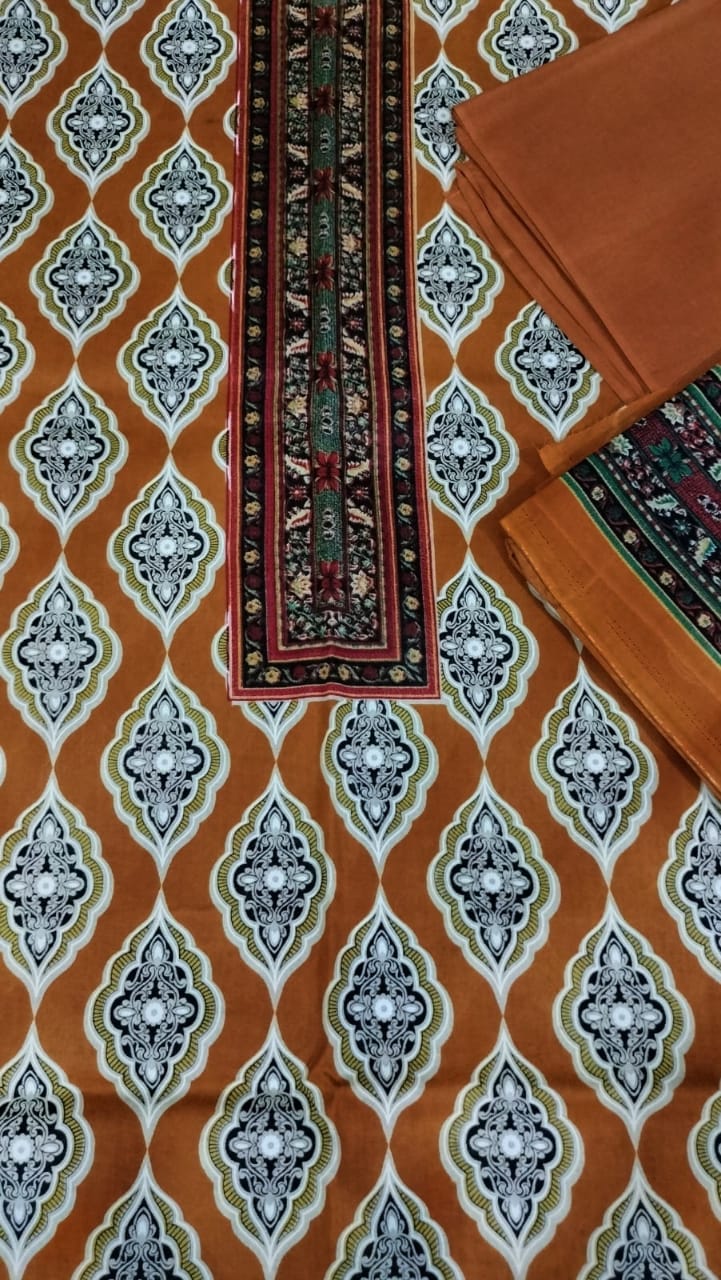 কালামকারি থ্রি পিছ (Kalamkari Three Piece)