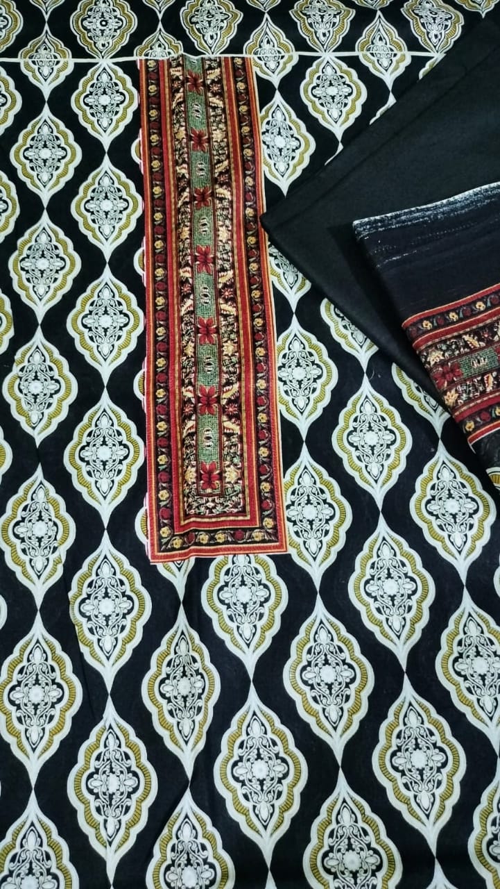 কালামকারি থ্রি পিছ (Kalamkari Three Piece)