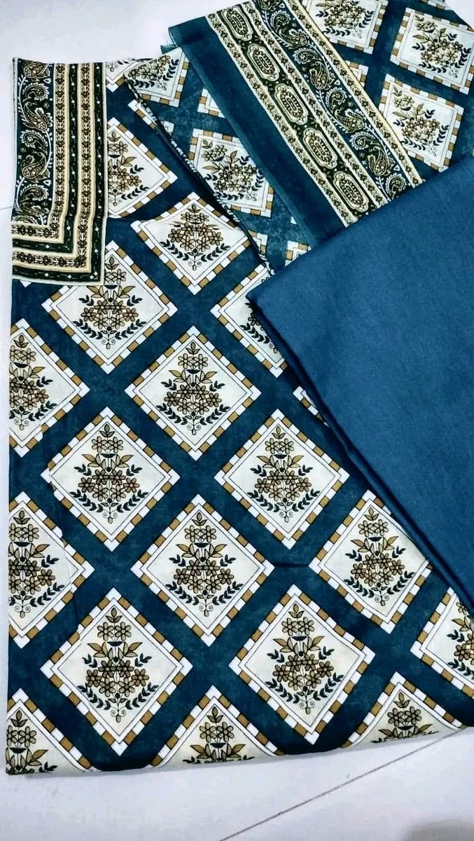 কালামকারি থ্রি পিছ (Kalamkari Three Piece)