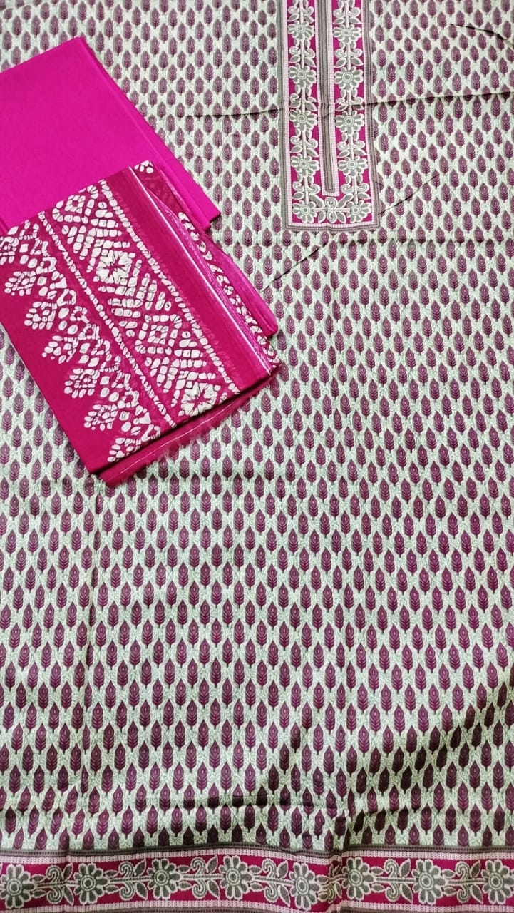 কালামকারি থ্রি পিছ (Kalamkari Three Piece)