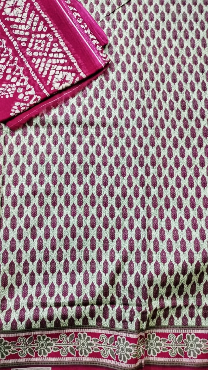 কালামকারি থ্রি পিছ (Kalamkari Three Piece)