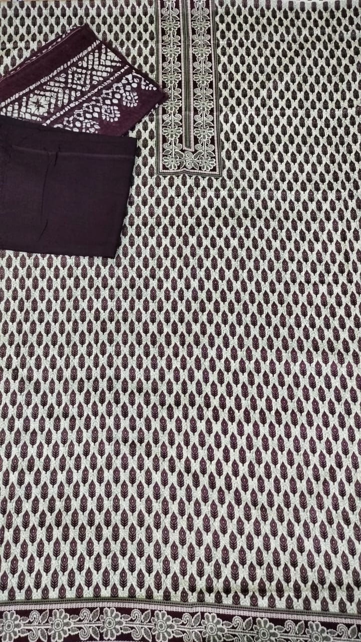 কালামকারি থ্রি পিছ (Kalamkari Three Piece)